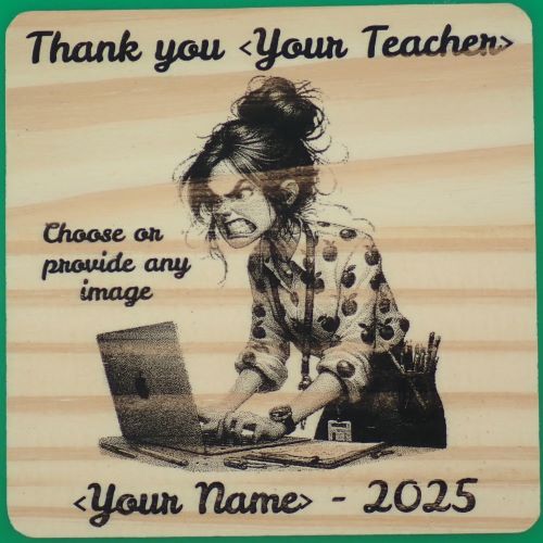 Pine Wood Coaster 15