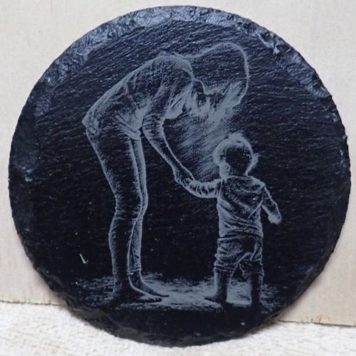 Slate Coaster 08